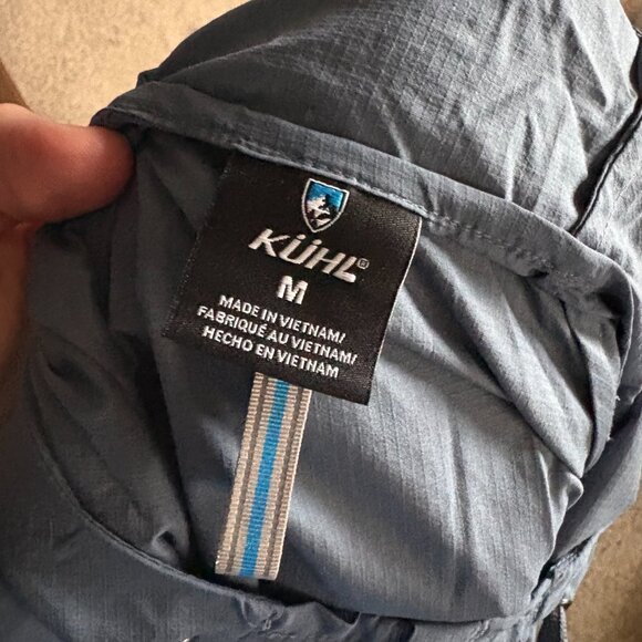 Kuhl Eskape Jacket Womens Medium Hooded Full Zip Windbreaker Outdoor Lightweight - Picture 5 of 5